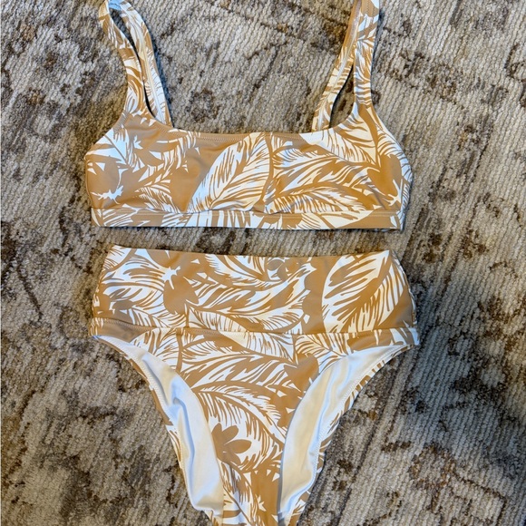 Madewell Other - Women’s Madewell Tropical Leaf Print Bikini Set